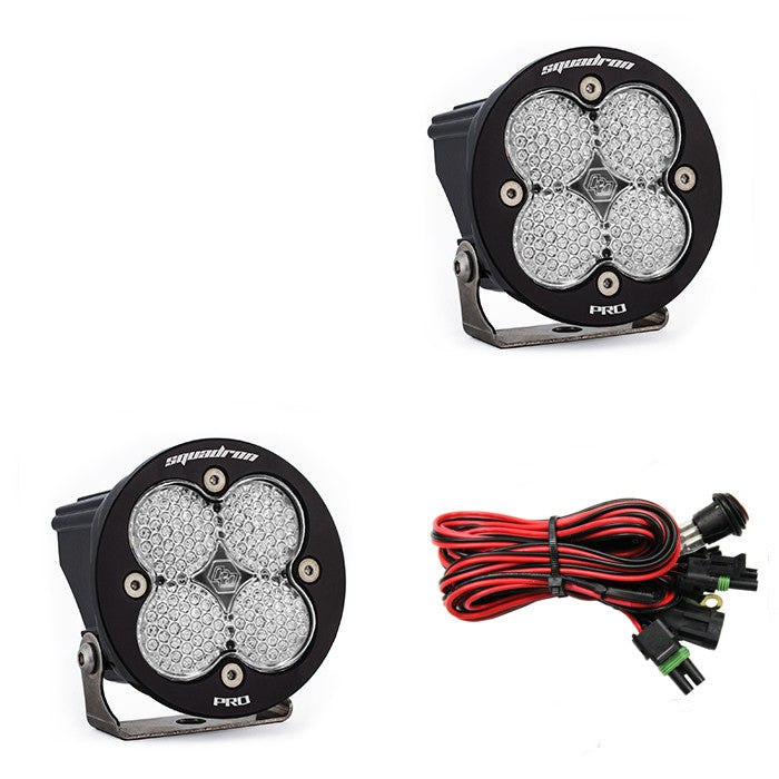 Squadron-R Pro Black LED Auxiliary Light Pod Pair - Universal