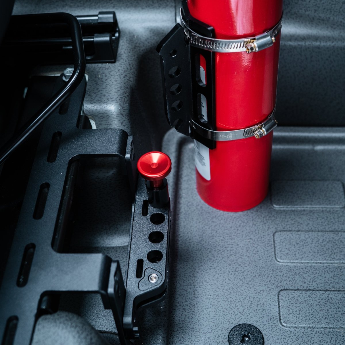 INEOS Grenadier: Under-Seat Fire Extinguisher Mount