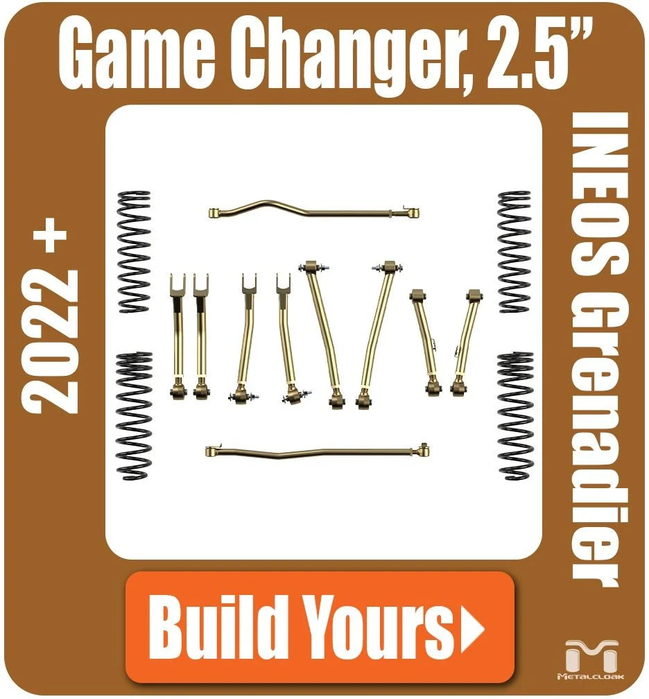INEOS Grenadier 2.5" Game-Changer Suspension & Lift Kit