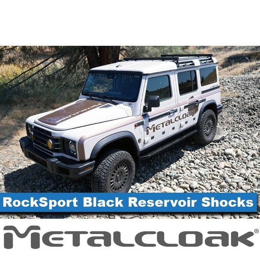 RockSport BLACK 2.5 Ineos Grenadier Reservoir Long Travel Shocks, Adjustable, Front, Pair