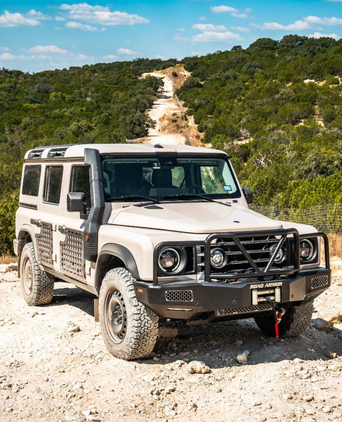 Stealth Front Integrated Winch Bumper Lonestar Guard – Grenadier & QuarterMaster