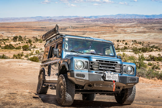 Stealth Front Integrated Winch Bumper – Grenadier & QuarterMaster
