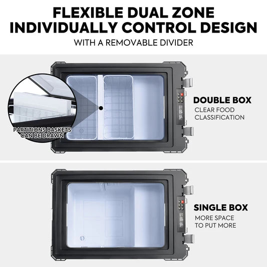 58QT APL55 Dual Zone 12 Volt Fridge Freezer