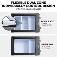 58QT APL55 Dual Zone 12 Volt Fridge Freezer