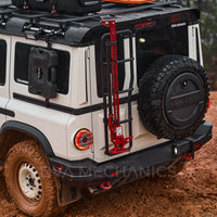 INEOS Grenadier: Ladder-Mounted Hi‑Lift Jack Carrier