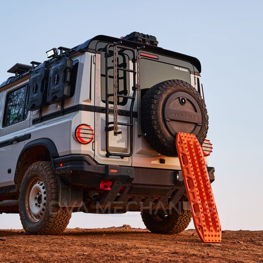 INEOS Grenadier: Ladder-Mounted Recovery Board Carrier – MaxTrax MKII & Lite