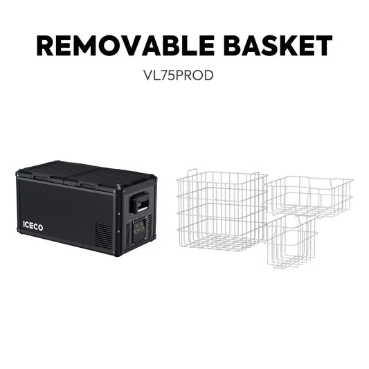 79.2QT VL75ProD 12V Heavy Duty Fridge Freezer