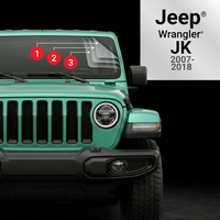 Windshield Defense Kit For Jeep Wrangler or Gladiator