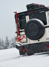 INEOS Grenadier: Ladder-Mounted Hi‑Lift Jack Carrier