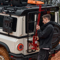 INEOS Grenadier: Ladder-Mounted Hi‑Lift Jack Carrier