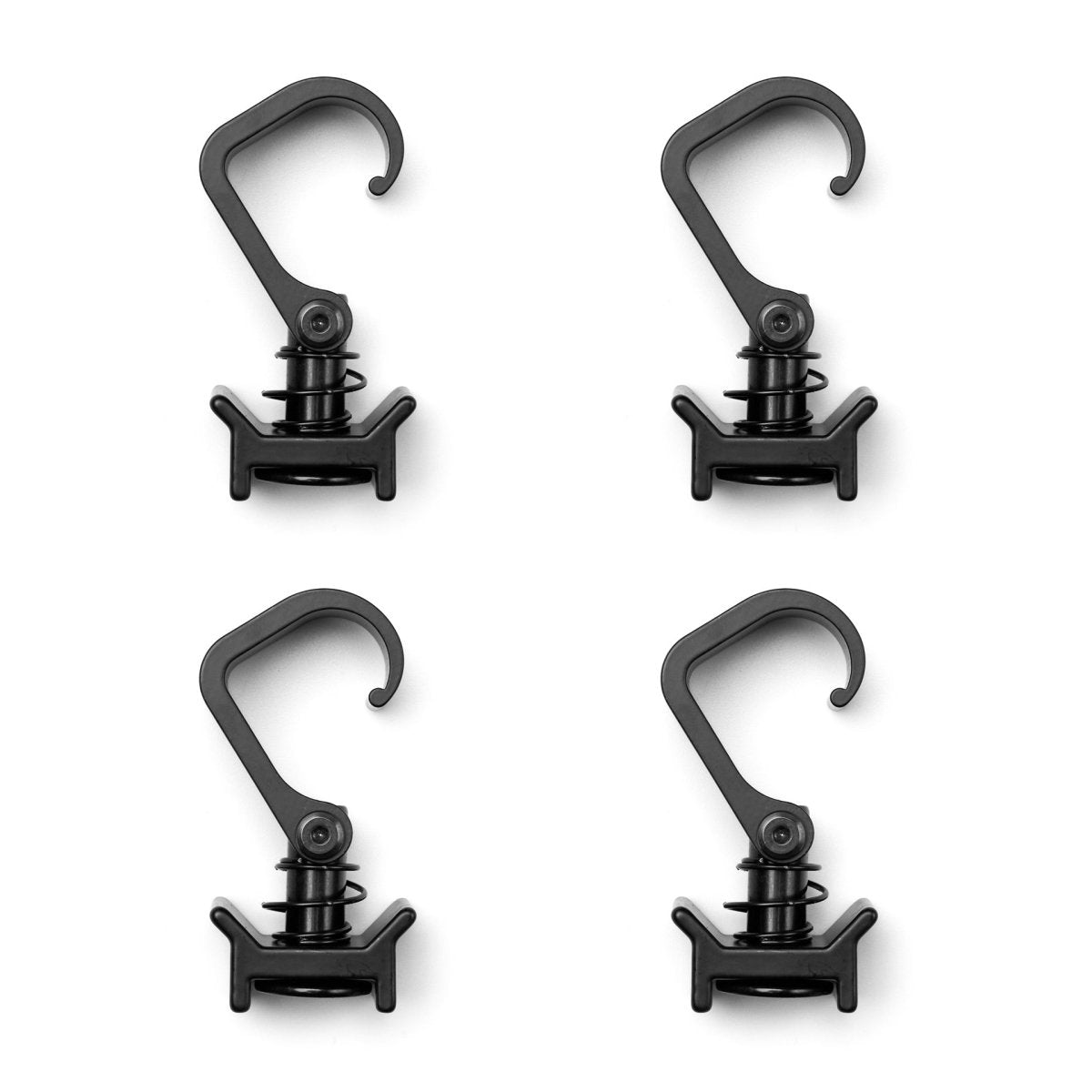 L-Track Adjustable Gear Hook, 4-Pack
