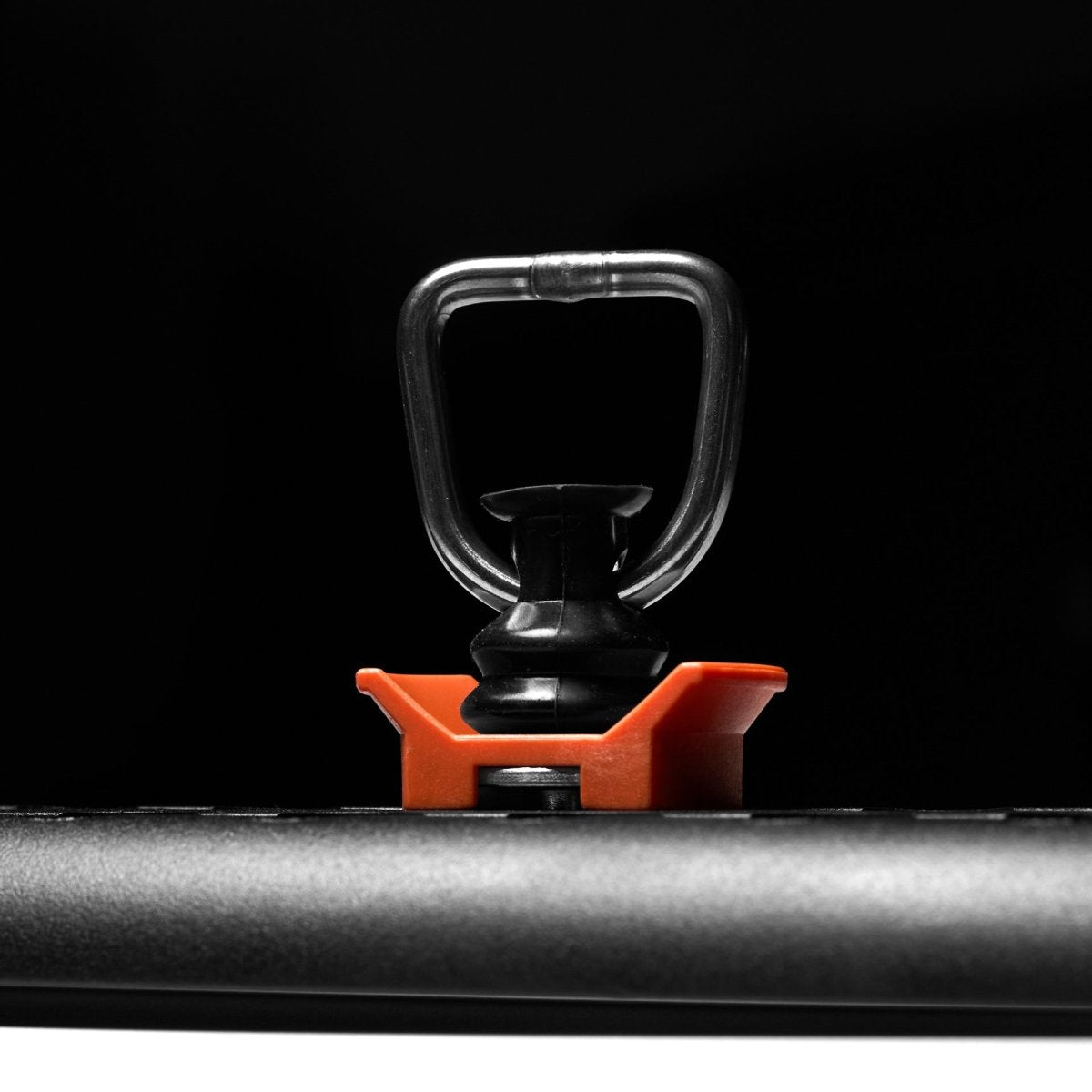 L-Track Tie Down O-Ring Fitting, Orange, 4-Pack