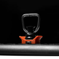 L-Track Tie Down O-Ring Fitting, Orange, 4-Pack