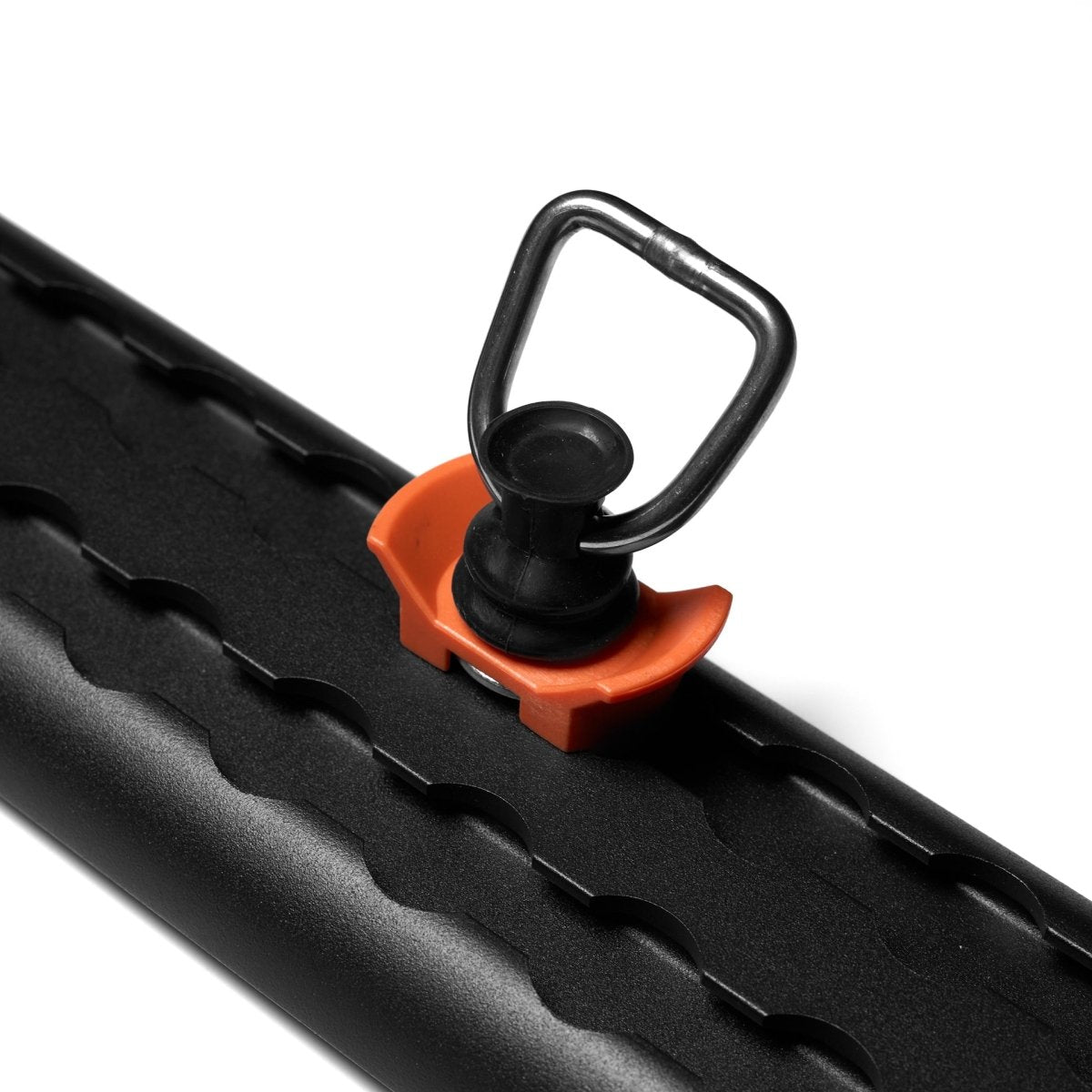 L-Track Tie Down O-Ring Fitting, Orange, 4-Pack