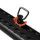L-Track Tie Down O-Ring Fitting, Orange, 4-Pack