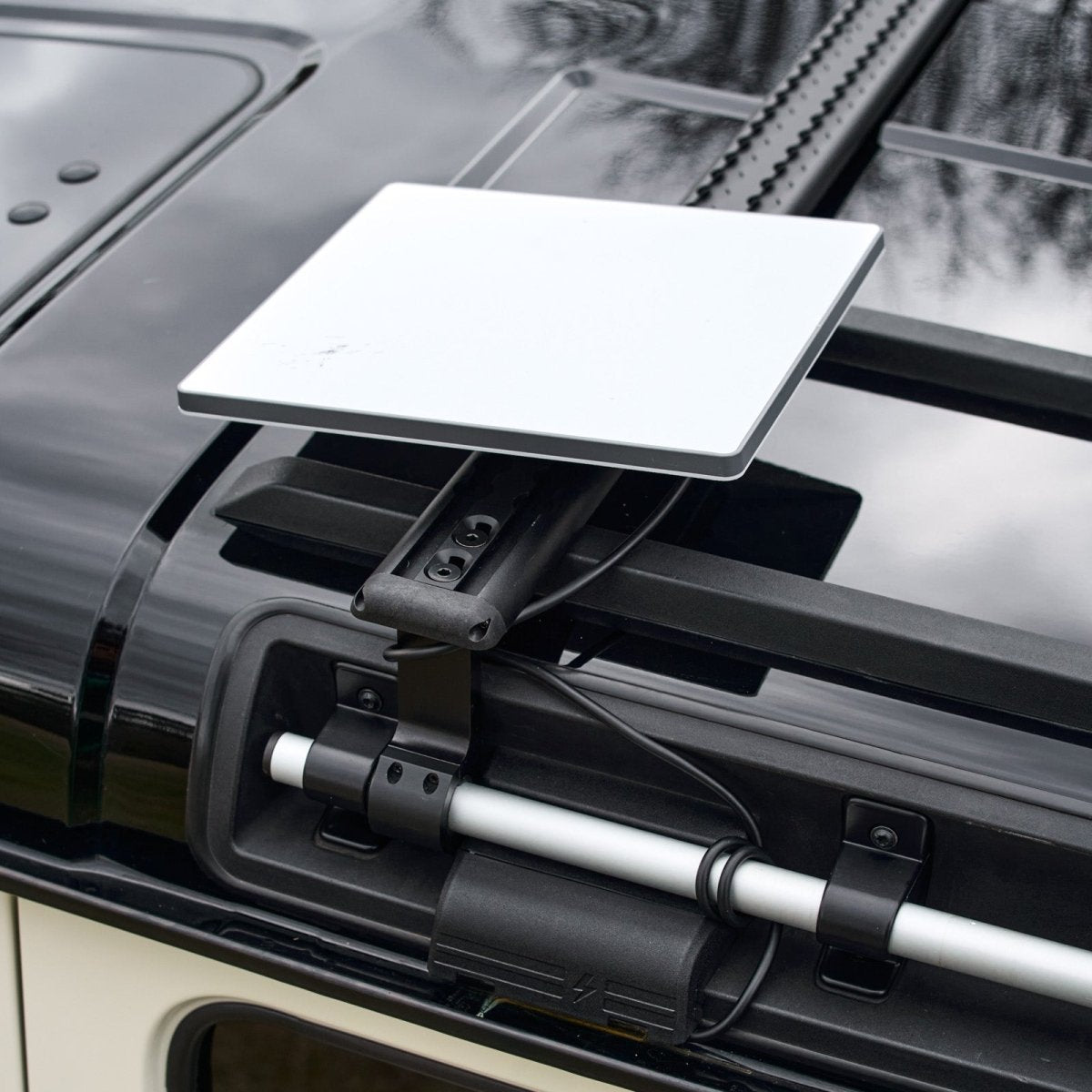 Starlink Mini Roof Rack Mount v2 – Universal Roof Rack Fit with Anti-Theft Kickstand